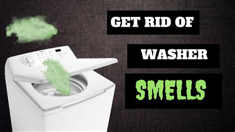 How do I get rid of a bad smell in my washing machine?