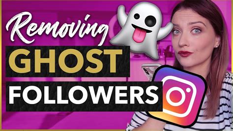 How do I get rid of ghost followers?