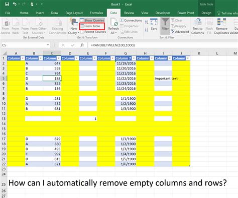 How do I get rid of millions of rows in Excel?