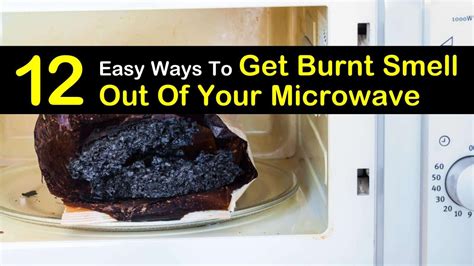 How do I get rid of the metallic smell in my microwave?