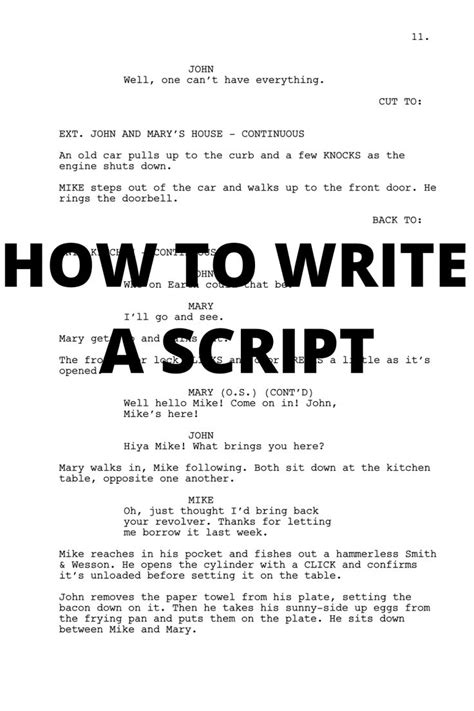 How do I get script ideas?