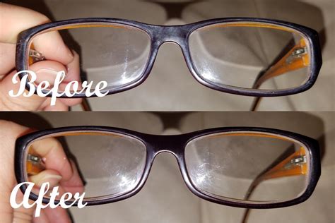 How do I get the film off my eyeglasses?