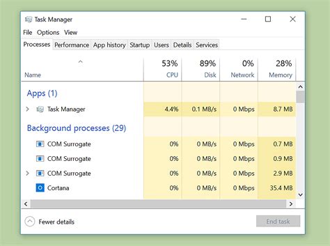 How do I get to Task Manager?