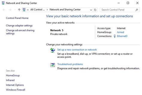 How do I get to advanced network settings in Windows 10?