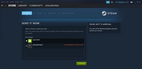 How do I gift a friend DLC on Steam?