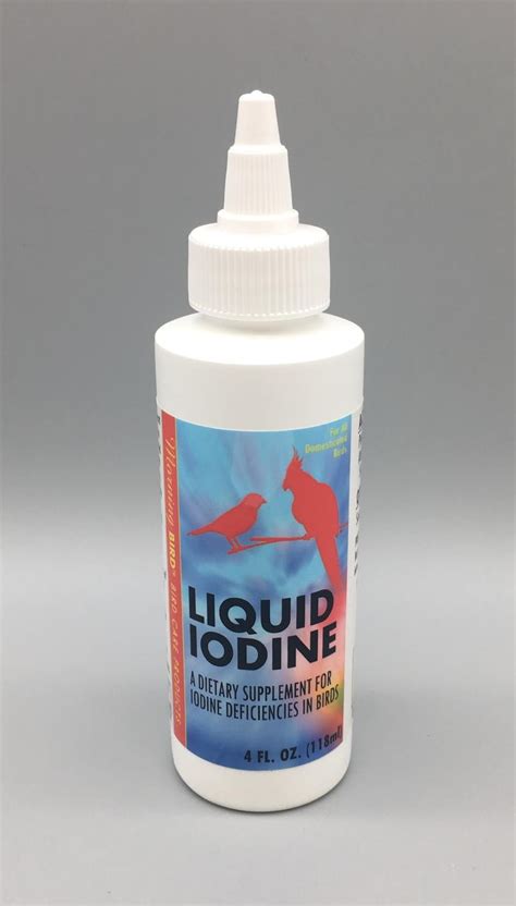 How do I give my bird iodine?