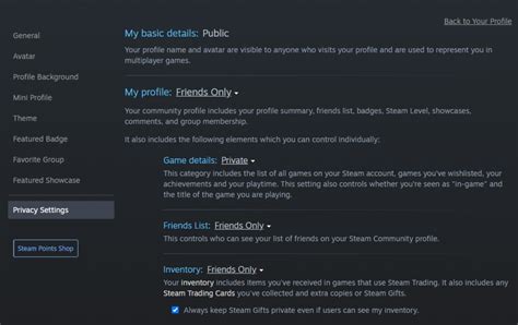 How do I hide NSFW activity on Steam?