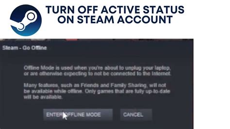 How do I hide my active status on Steam?