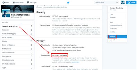 How do I hide my activity on Twitter?