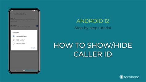 How do I hide my caller ID on Android 31?