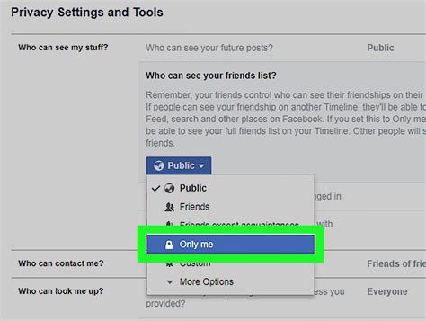 How do I hide my friends list on Facebook 2023?