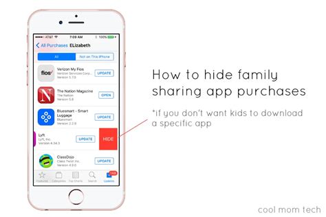 How do I hide purchase sharing?