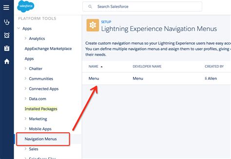 How do I hide the Lightning tab in Salesforce?