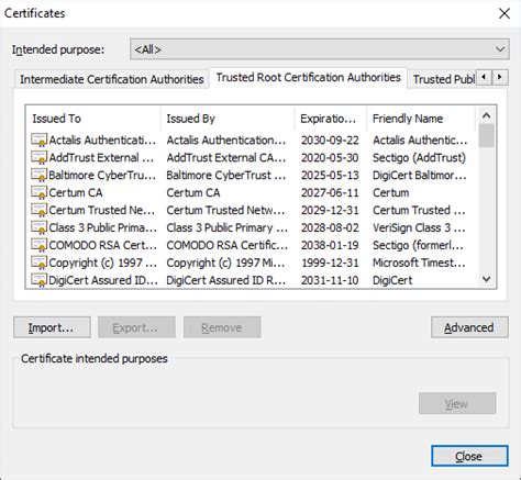 How do I import a certificate into Windows?