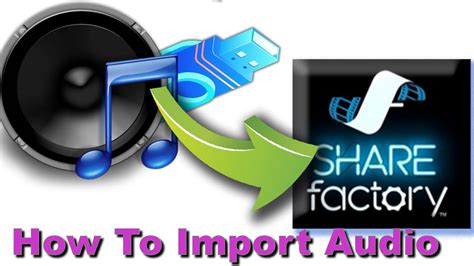 How do I import a video into SHAREfactory?