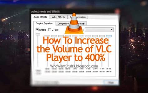 How do I increase cache in VLC player?