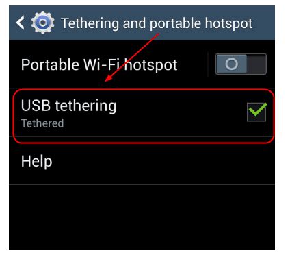 How do I increase the USB tethering speed?