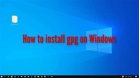 How do I install GPG?