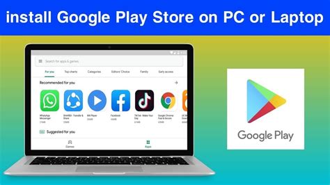 How do I install Google Play Store on my laptop?