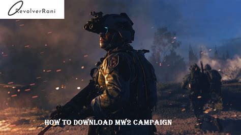 How do I install MW2 campaign on ps4?