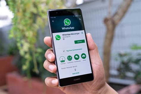 How do I install WhatsApp on my Huawei?