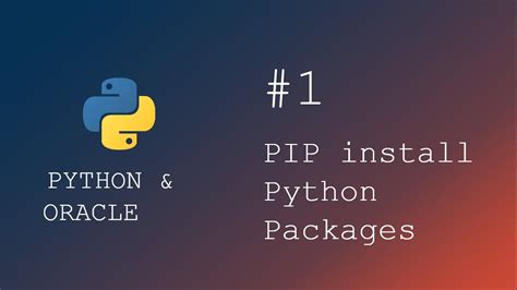 How do I install a new package in Python?