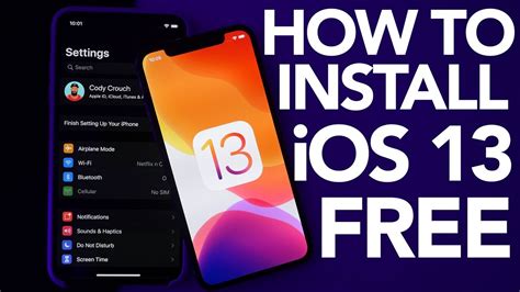 How do I install iOS 13 on my iPhone 6 using iTunes?