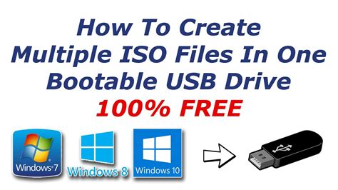 How do I install multiple ISO files on a USB?