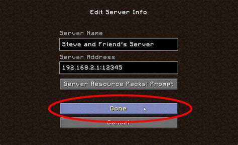 How do I join a Minecraft server with an IP address?