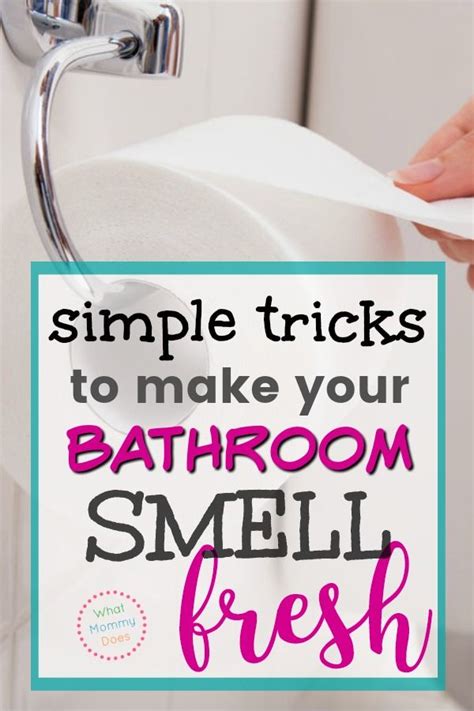 How do I keep my bathroom smell free?