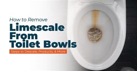 How do I keep my toilet bowl free of limescale?