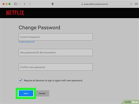 How do I kick someone off Netflix without changing my password?