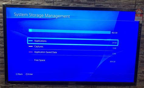 How do I know how many GB my PS4 is?