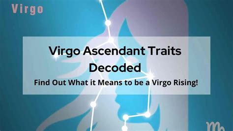 How do I know if I'm a Virgo rising?