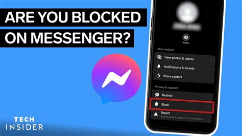 How do I know if I'm blocked on Messenger?