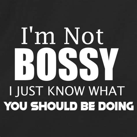 How do I know if I'm bossy?