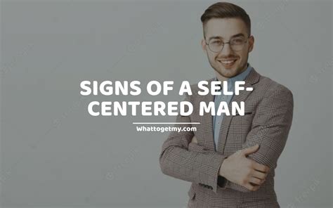 How do I know if I'm self-centered?