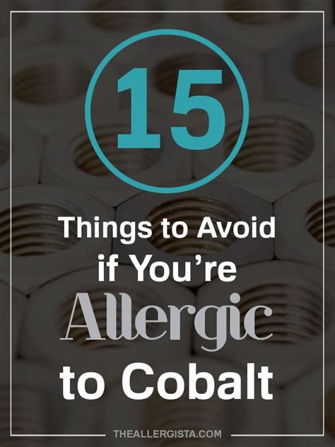 How do I know if I'm sensitive to cobalt?