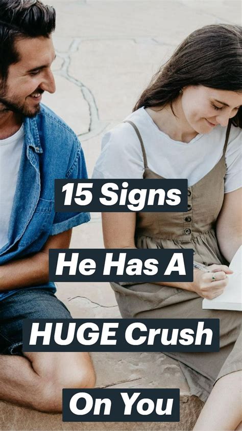 How do I know if a guy has a crush on me?