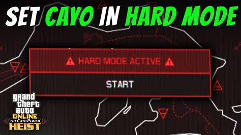 How do I know if my Cayo Perico is hard mode?