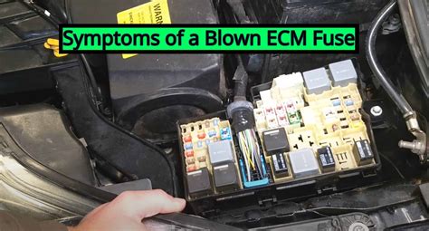 How do I know if my ECM fuse is blown?