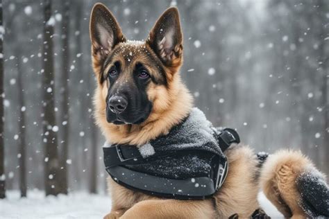 How do I know if my German shepherd is cold?