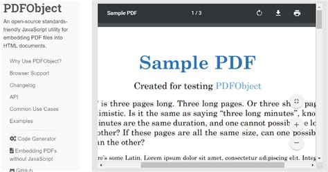 How do I know if my PDF is embedded?