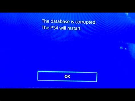 How do I know if my PS4 is corrupted?