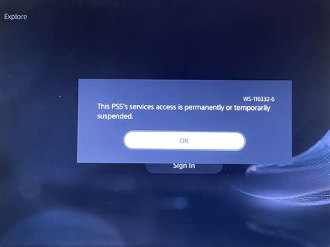 How do I know if my PS5 is banned?
