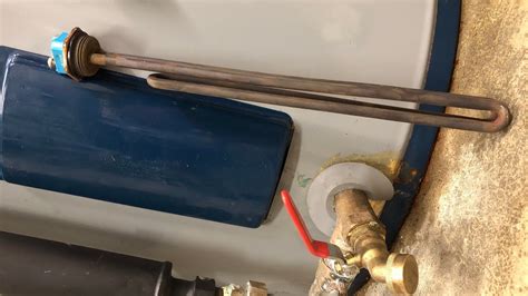 How do I know if my RV water heater element is bad?