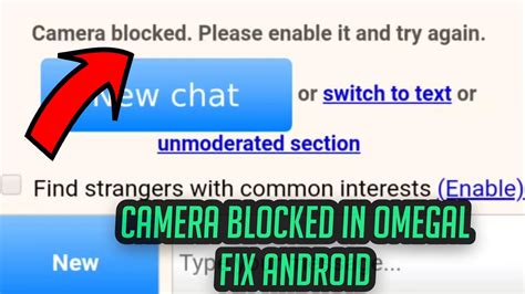 How do I know if my camera is blocked?