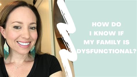 How do I know if my family is dysfunctional?