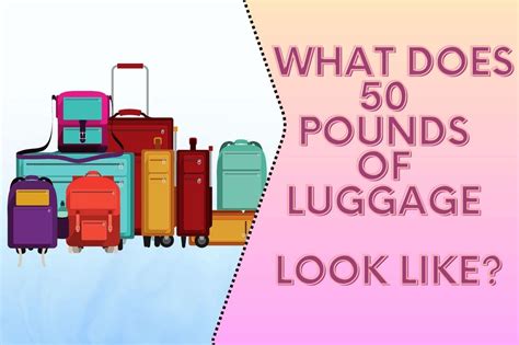 How do I know if my luggage is 50 lbs?