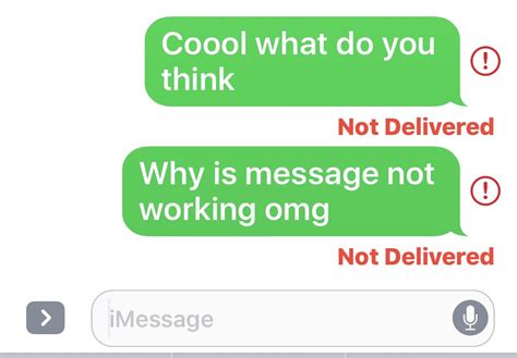 How do I know if my message didn't deliver on iPhone?